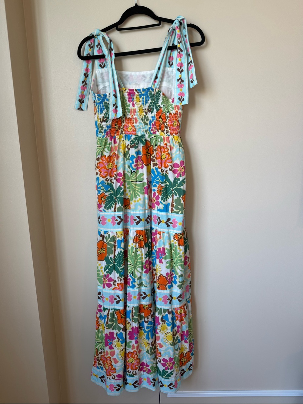 Beach Riot Charlotte Colorful Floral Maxi Dress Size Medium - Picture 8 of 14